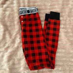 PINK Buffalo Plaid Sleep Leggings